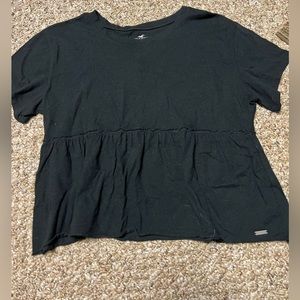 black short sleeve shirt